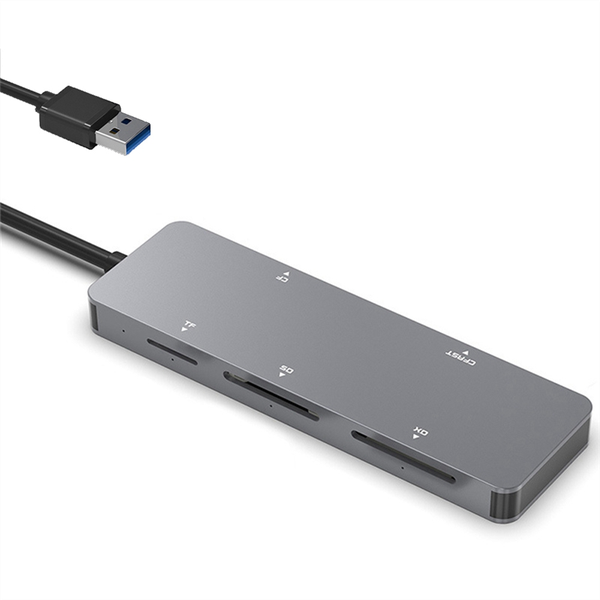 USB 3.0 CFast/CF/XD/SD/TF 5 in 1 USB Card Reader 5Gbps for PC Laptop