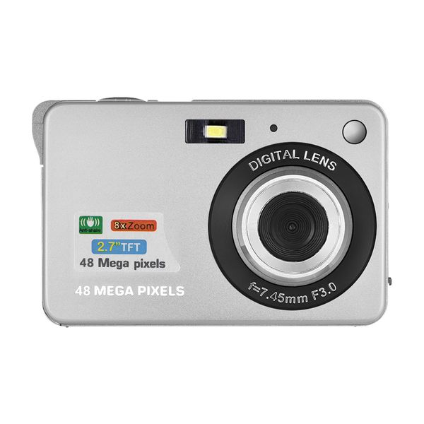 48MP 8X Zoom Anti-shake 2.7 Inch TFT Screen Face and Smile Detection Camera