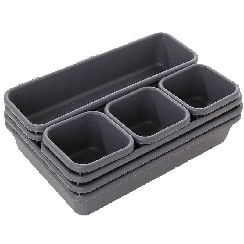 8pcs Plastic Drawer Organizer Grey Shop Today. Get it Tomorrow!