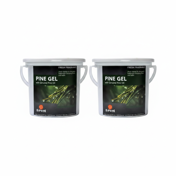 Revet Pine Cleaning Gel 1Liter for Floors and Walls - Dirt Remover - 2 Pack