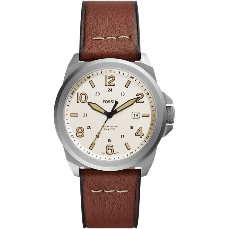 Fossil Bronson Mens Brown Leather Watch FS5919 Shop Today. Get it