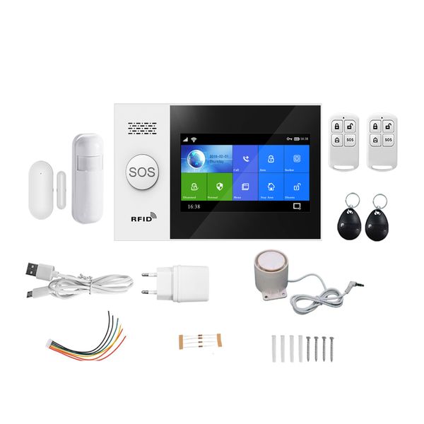 Wireless Smart Alarm System WIFI Home Security System Kit