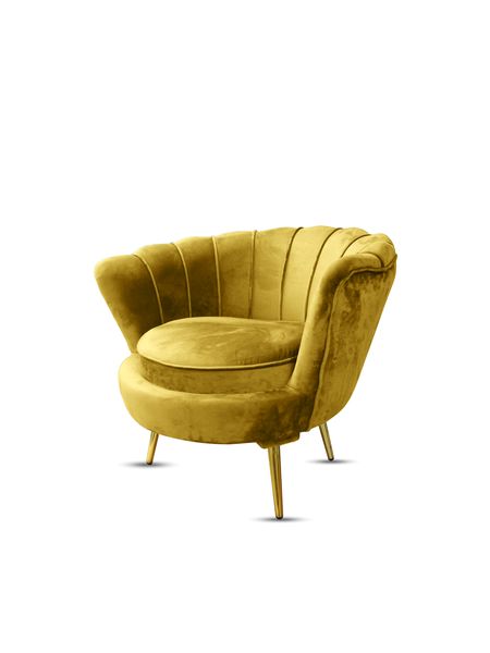 Exclusive Home Decor-Luxury Flower Velvet Chair-Multi Purpose Use