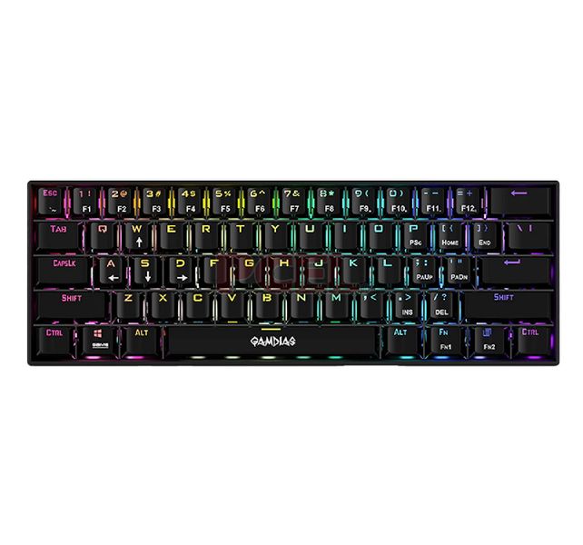 Gamdias Hermes E3 RGB Mechanical Gaming Keyboard - Black / Blue Switches