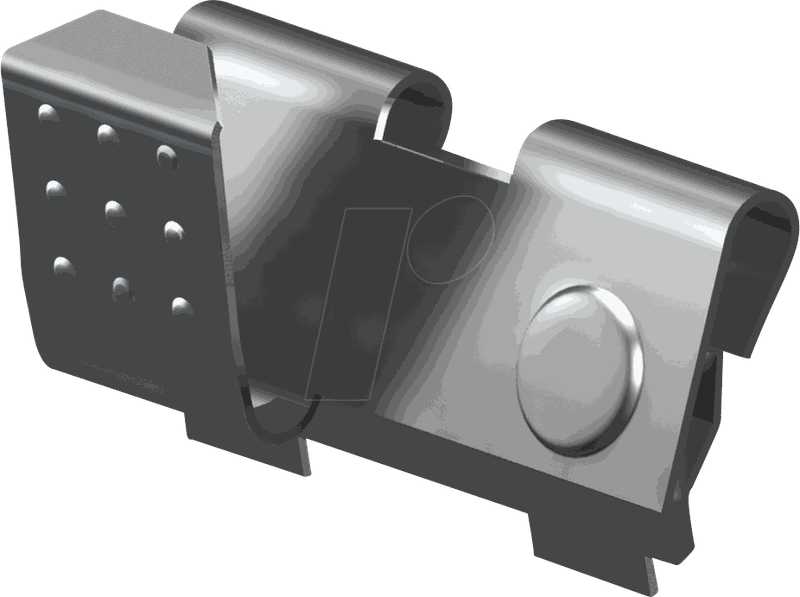 Keystone (295) Battery Contact, AAAA, AAA, N, Snap Contact, Steel, Nickel
