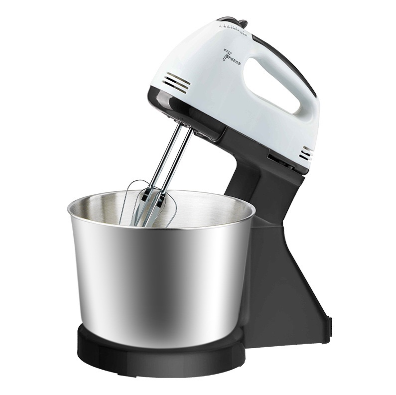 7 Speed Hand Mixer With Stainless Steel Bowl