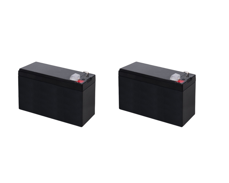 2 pack12V 7,2Ah Rechargeable Lead Acid Gate Motor or Alarm Battery