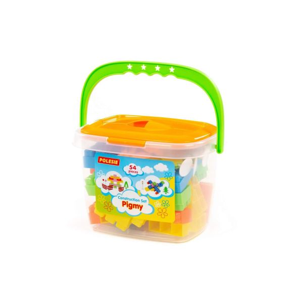 Pigmy Building Blocks Set 54 Piece in Container