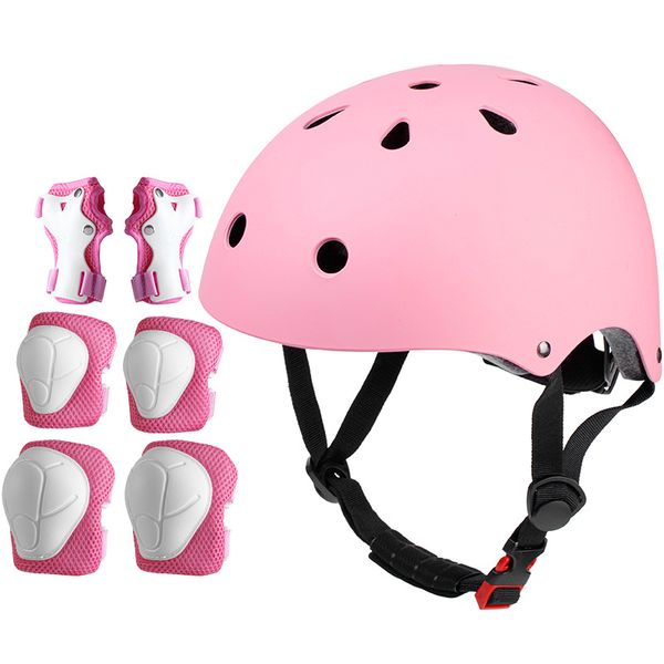 Kids Bike Helmet with Protective Gear Set, Medium (for Ages 8-14)