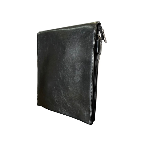 Stylish Men's Large Bella Messenger Bag - BB-A28 Black