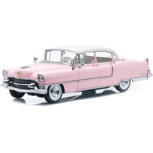 Greenlight-1955 Cadillac Fleetwood Series 60 Pink with White Top -1/24