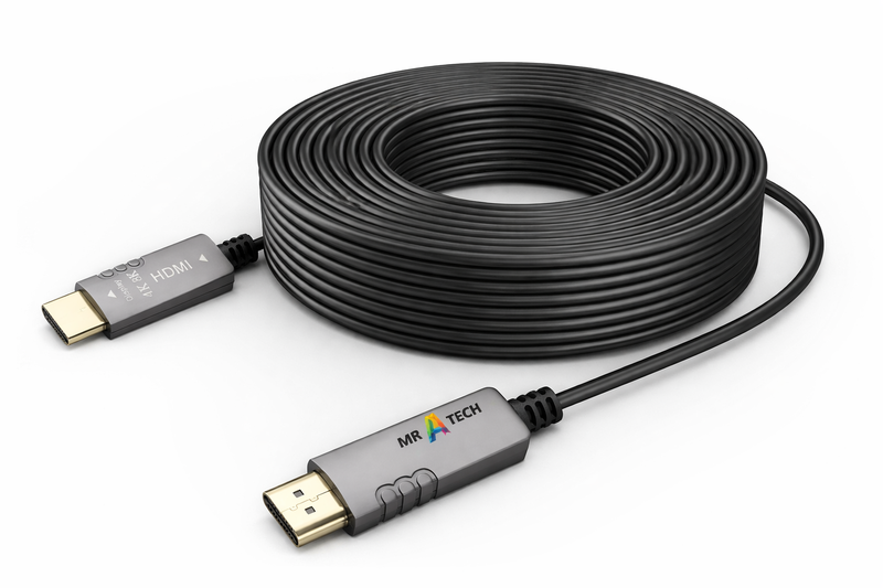 MR A TECH HDMI 50M 8K HDMI 2.1 Cable - 4K - 120Hz 48Gbps Fiber Optic Cable
