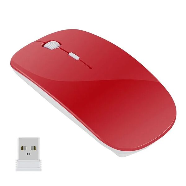 DW-Ultra Slim Wireless Mouse 2.4GHz Nano Receiver - Green