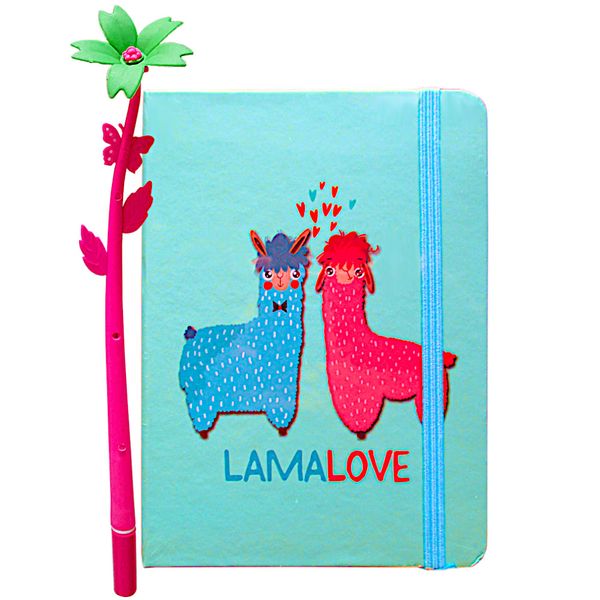 A6 Gifting Notebook &amp; Flower Pen – Gift Set