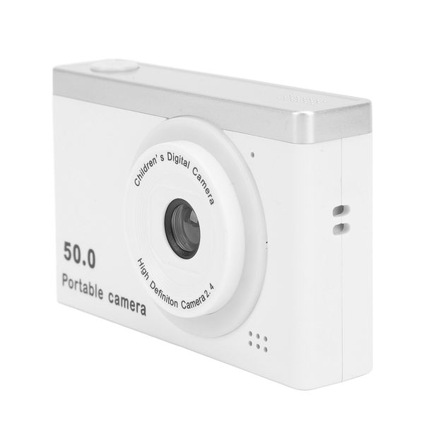50MP Kids Camera, 1080P, 8X Zoom, Dual Cameras, With Filter, White