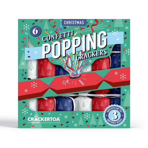Crackertoa - Trees &amp; Snowflakes Christmas Crackers