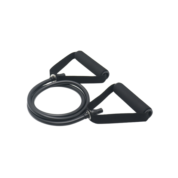 120cm Resistance Band with Soft Handles - Black