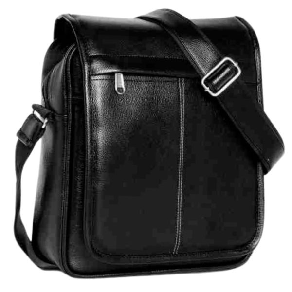 Men's Genuine Leather Crossbody Shoulder Bag