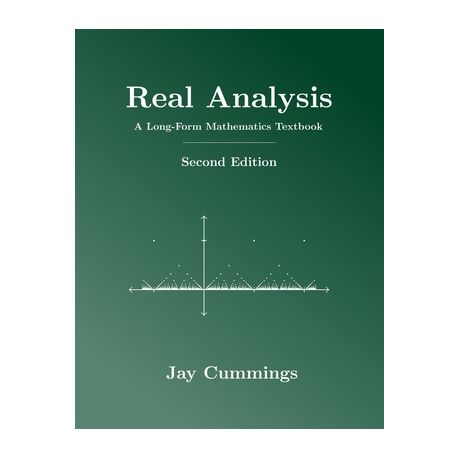 Real Analysis: A Long-Form Mathematics Textbook Image