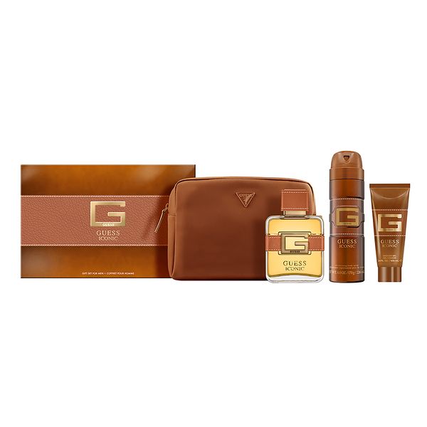 Guess Iconic Man Set 100ml Edp+226ml Bodyspray+100ml Showergel+Pouch