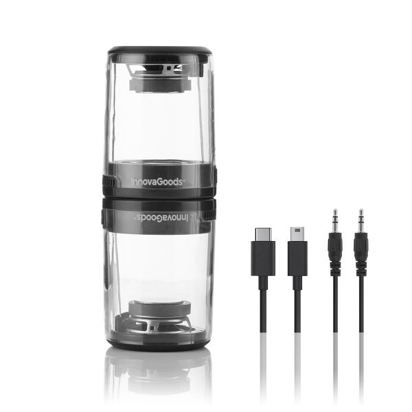 InnovaGoods - Rechargeable Magnetic Wireless Speakers Waveker