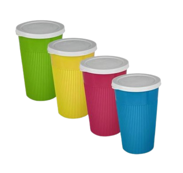 Tumblers with Lid - 4 Pack