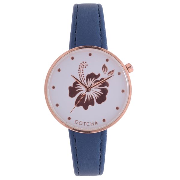 Gotcha Rosegold &amp; Navy Ocean Girl Watch - Ladies