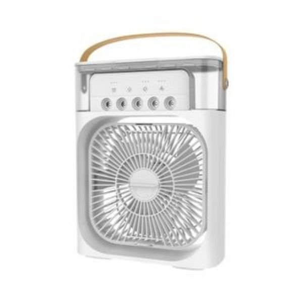 Portable Air Cooler Fan - USB Rechargeable Personal Cooling Fan - White