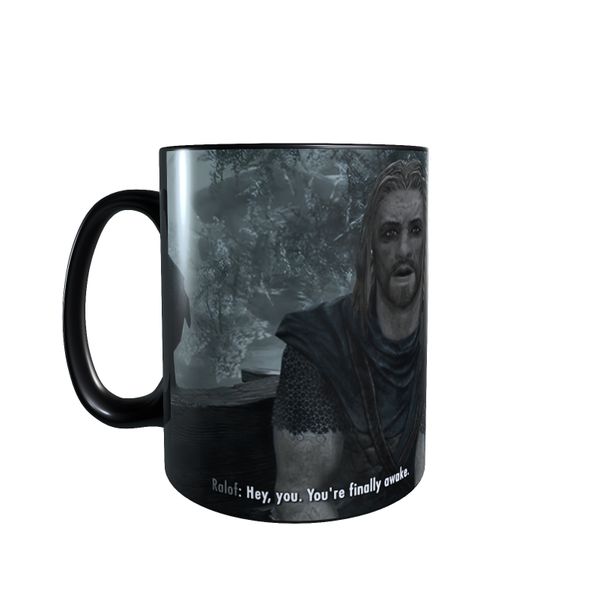 Finally Awake (Heat Changing) - Skyrim Themed Coffee Mug