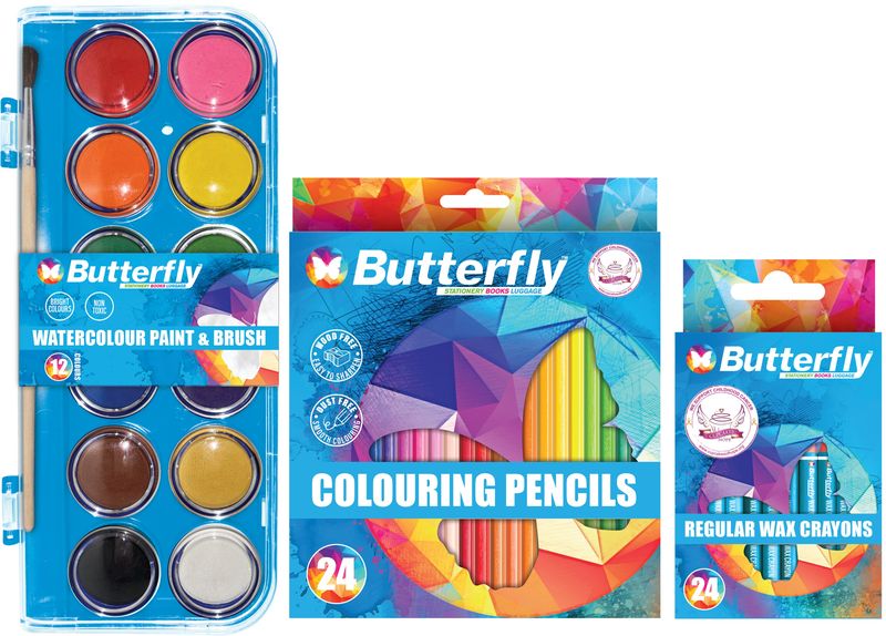 Butterfly Art Colour Bundle (24)