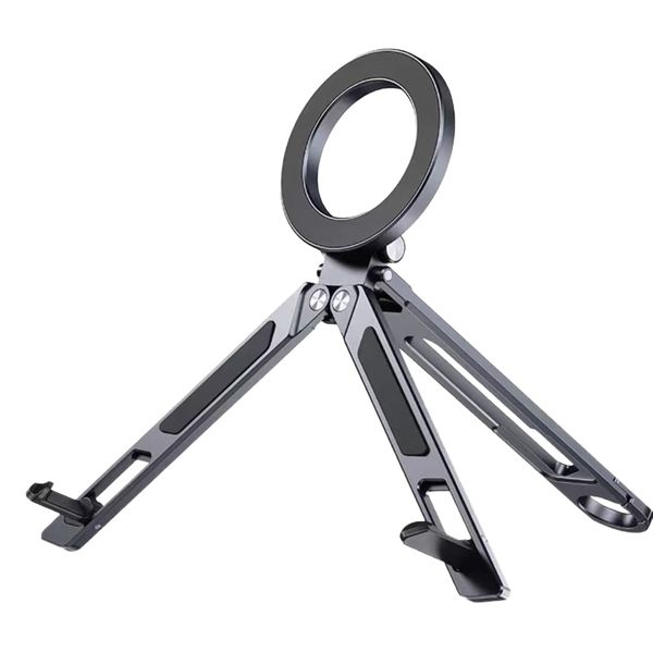 Foldable Aluminum Magnetic Phone Tablet Tripod Stand