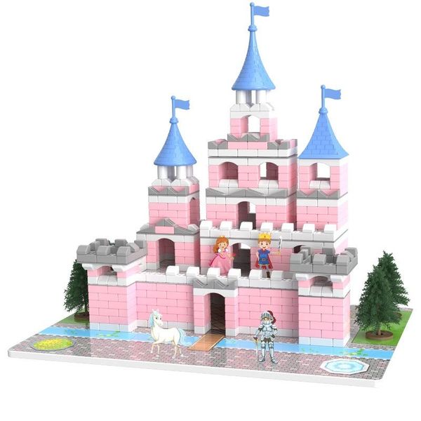 805PC Castle Building Blocks Girls Building Brick Pretend Play Doll House