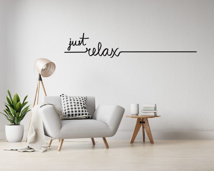 Just Relax Wall Art Wall Decal