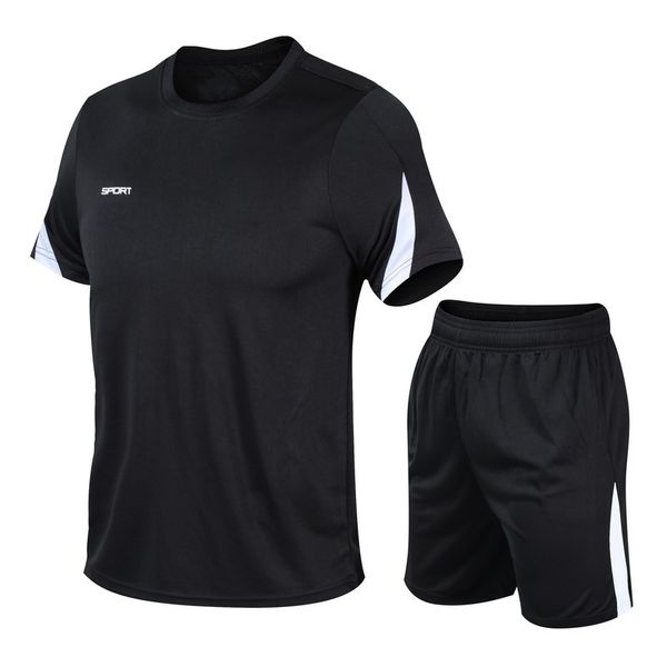 Gym Clothes Set for Men Quick-Dry Gym Shorts Running Shirt Sports Tracksuit