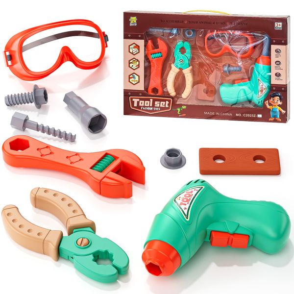 Kids Tool Set, Pretend Play Construction Toys,Toy Tool,Kids Toy Set