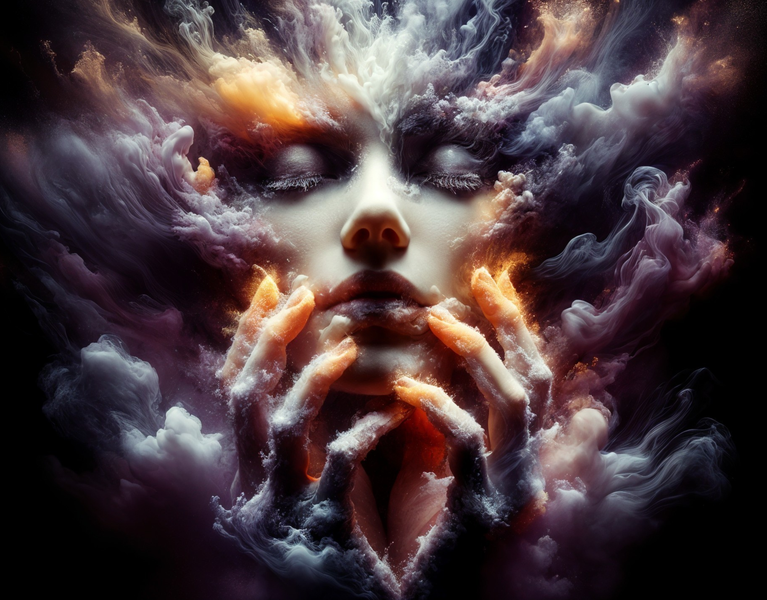 Modern Canvas Wall Art Home Decor - A Face