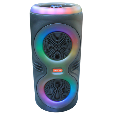 Portable Bluetooth Speaker with RGB Lights & FM Radio Image