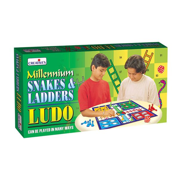 Creatives Snakes &amp; Ladders Ludo Millenium