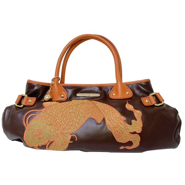 Donatella Rufrano - Kyoto - Genuine Leather Handbag - Brown