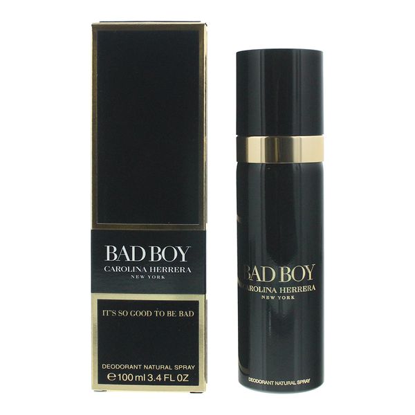 Carolina Herrera Bad Boy Deodorant Spray 100ml (Parallel Import)