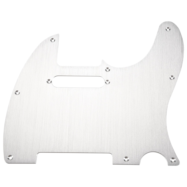 Silver 8 Hole Tele Guitar Pickguard Metal Pick Guard for Telecaster