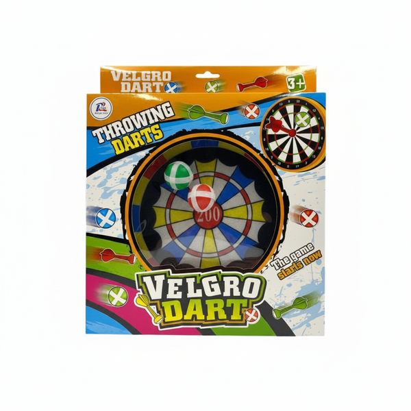 Velcro Dart Game Set - Fun Outdoor Activity for Kids and Adults