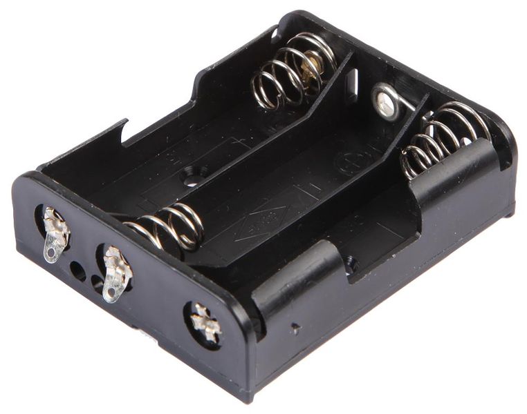 Multicomp Pro (MP000323) Battery Holder, Solder, 3 x AA