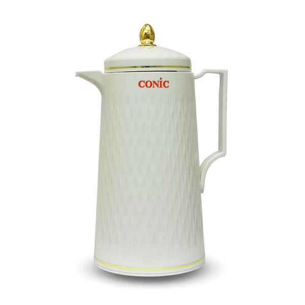 Conic 1.0 Liter Vacuum Flask - White