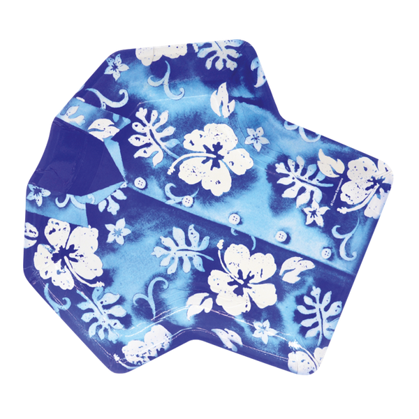 Hawaiian Styled T-Shirt Paper Plate