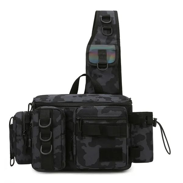 Fishing and Outdoor Multifunctional Waist Pack with Shoulder Strap Support