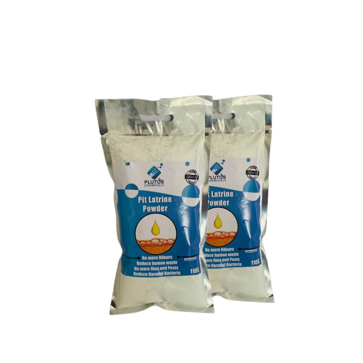Pit Latrine Powder x 2 Digest , Sanitize and Removes Bad odor from