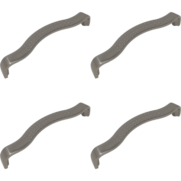 Curved Dimpled Handle 128mm - Pack of 4