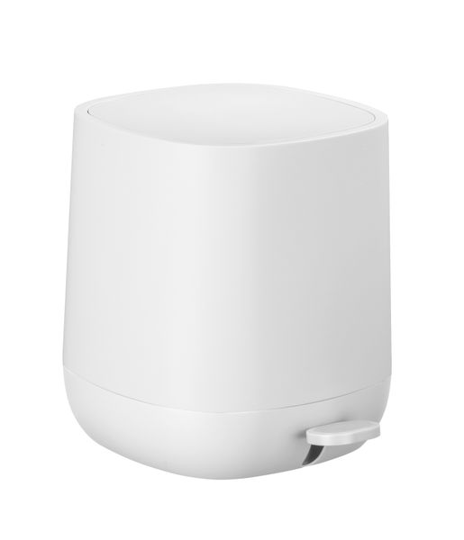 Wenko - Pedal Bin 5L - Davos - Easy Close - White Matte