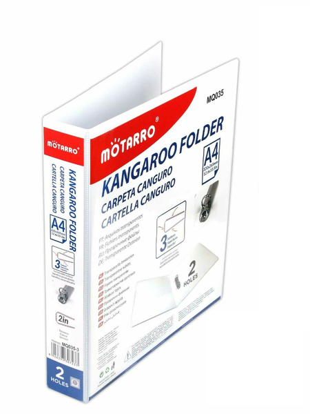 MOTARRO A4 2 inch File Folders Ring Binders - Durable PVC/PP for Office